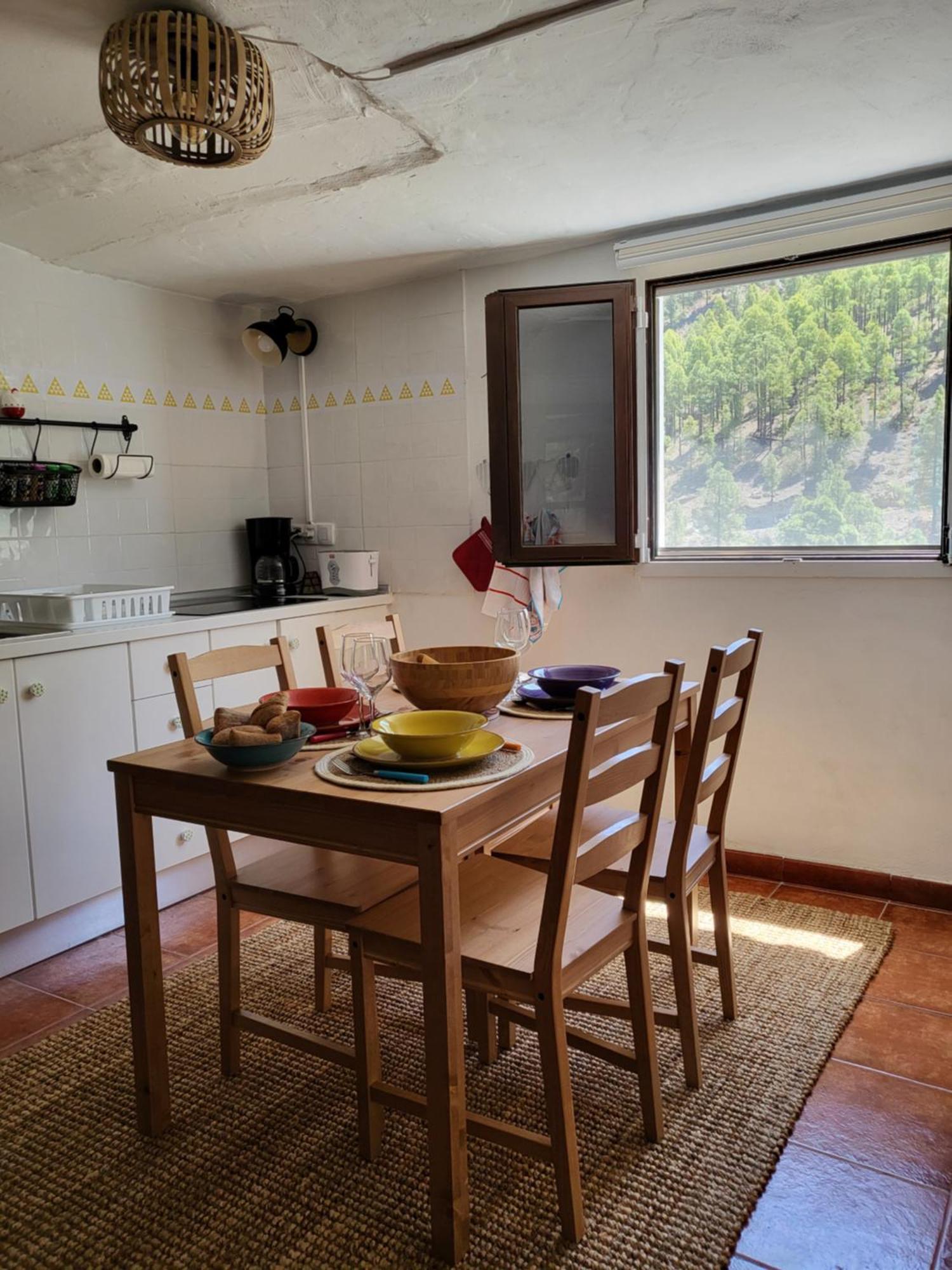 Casa Rural Los Pinares El Juncal De Tejeda Bagian luar foto